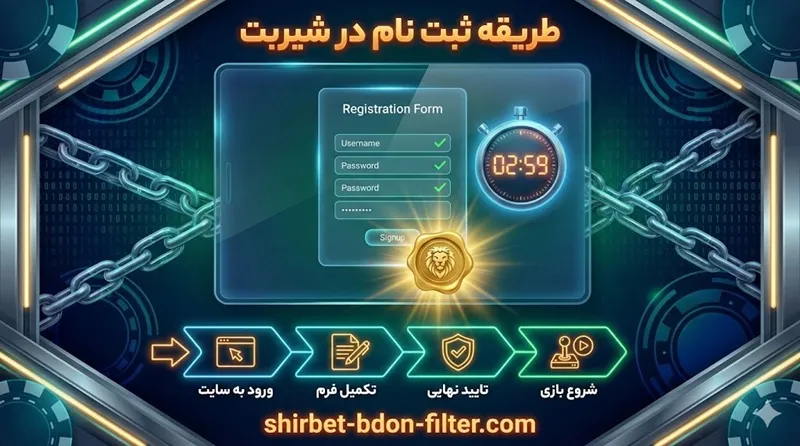 طریقه ثبت نام در شیربت بدون فیلتر زیر 3 دقیقه!